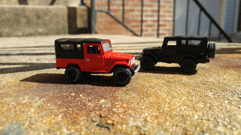 Illustration for article titled Car Week Day 1: RED Toyota FJ43
